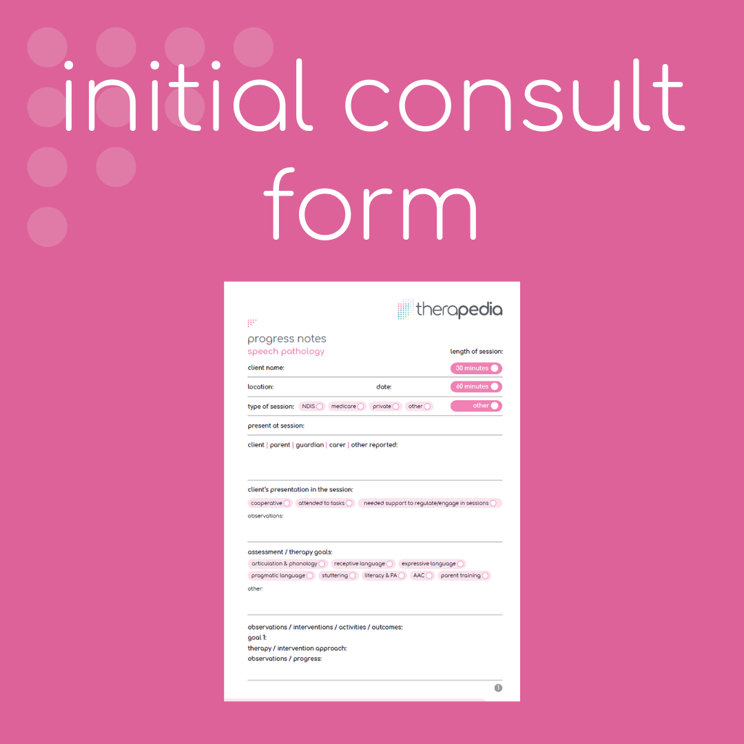 Initial Consult Form