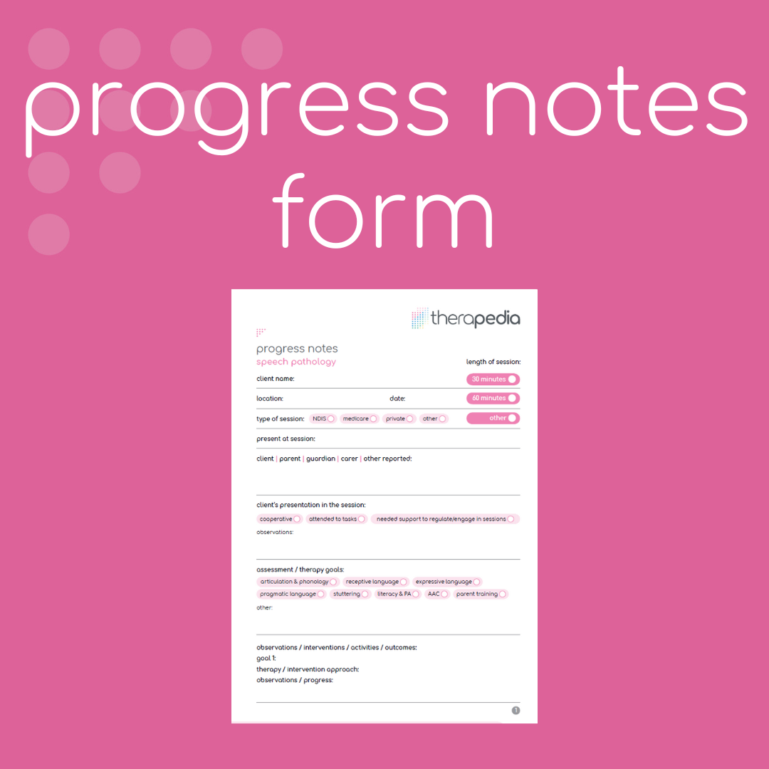 Progress Notes Form
